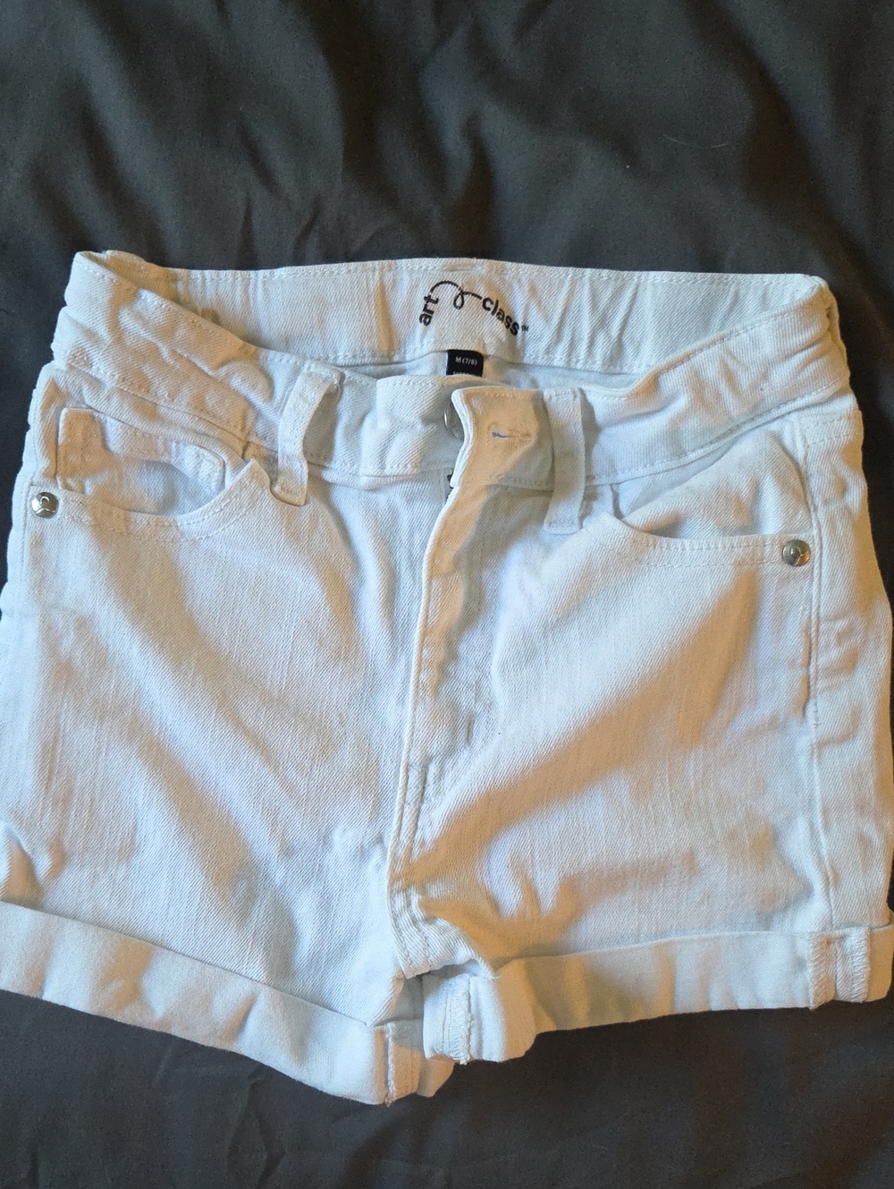 art class White Denim Roll Cuff Women's Shorts